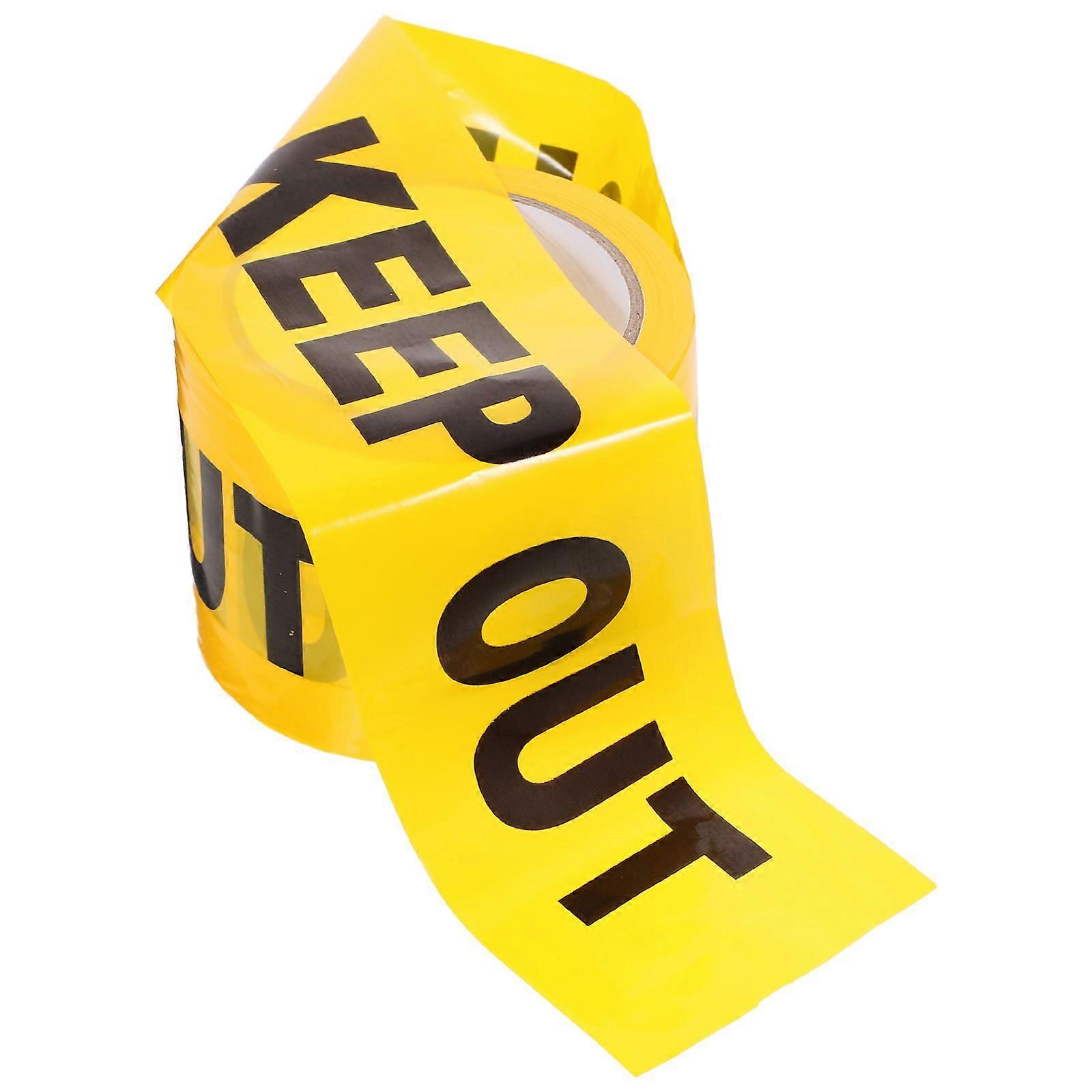 1 Roll Crime Scene Tape Warning Tape Non-adhesive Caution Tape Keep Out Tape for Safety