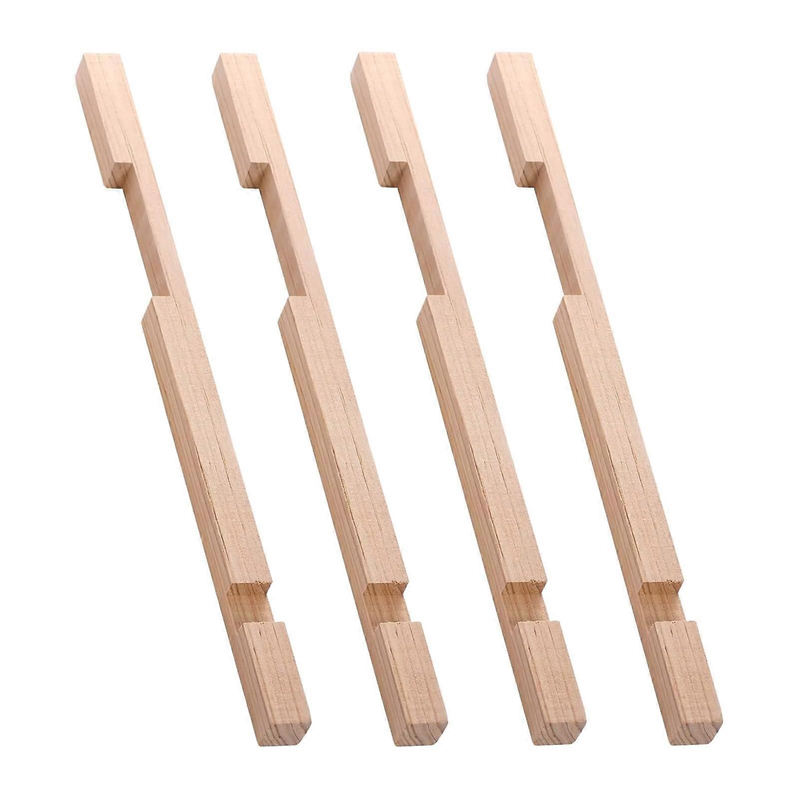 Entrance Reducer Frame - Wooden Beekeeping Ventilation Control, 4-Pack Apiary Reducers
