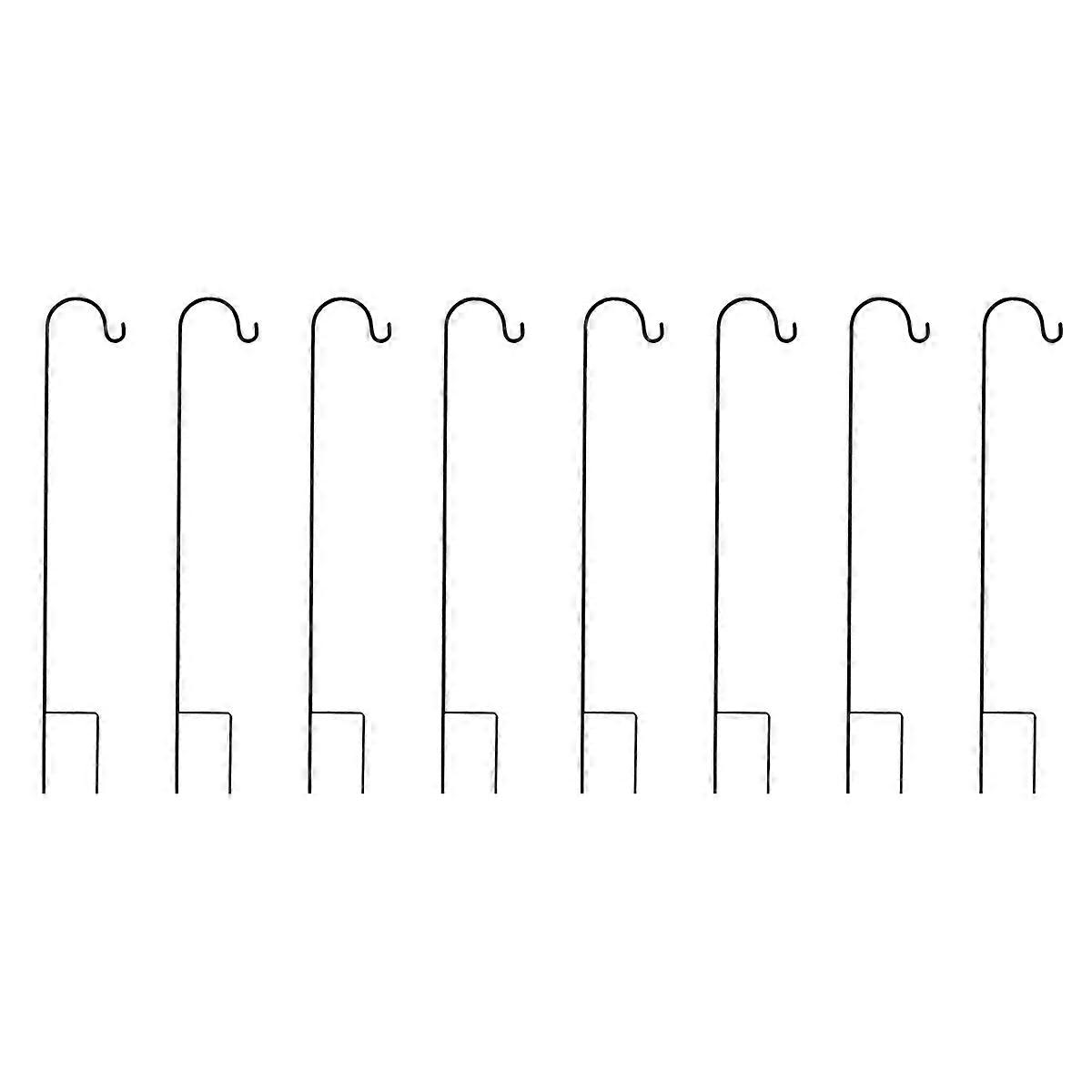 Shepherd Hooks Rust Garden Stake Metal Stand 120X10X1cm