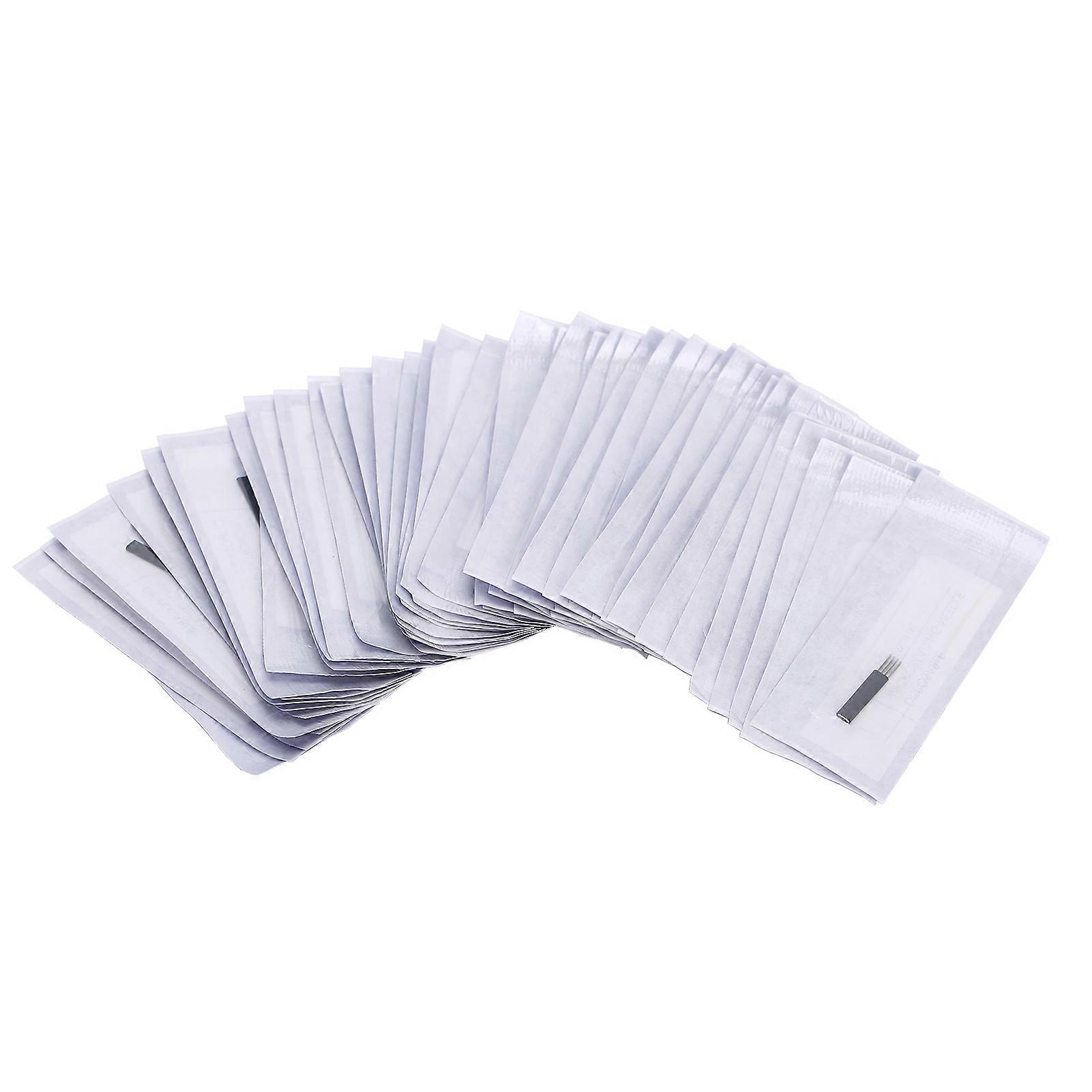 50pcs sourcil tatouage microblading aiguilles lame 0,35 mm aiguille de tatouage en acier inoxydable