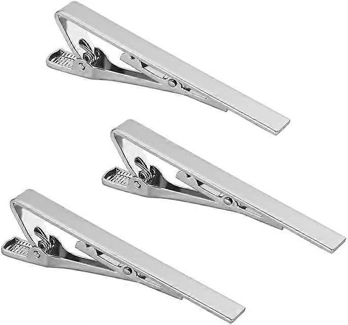 Tie Clips for Men, 3 Pack Men's Tie Clips Necktie Tie Bars Tie Pins