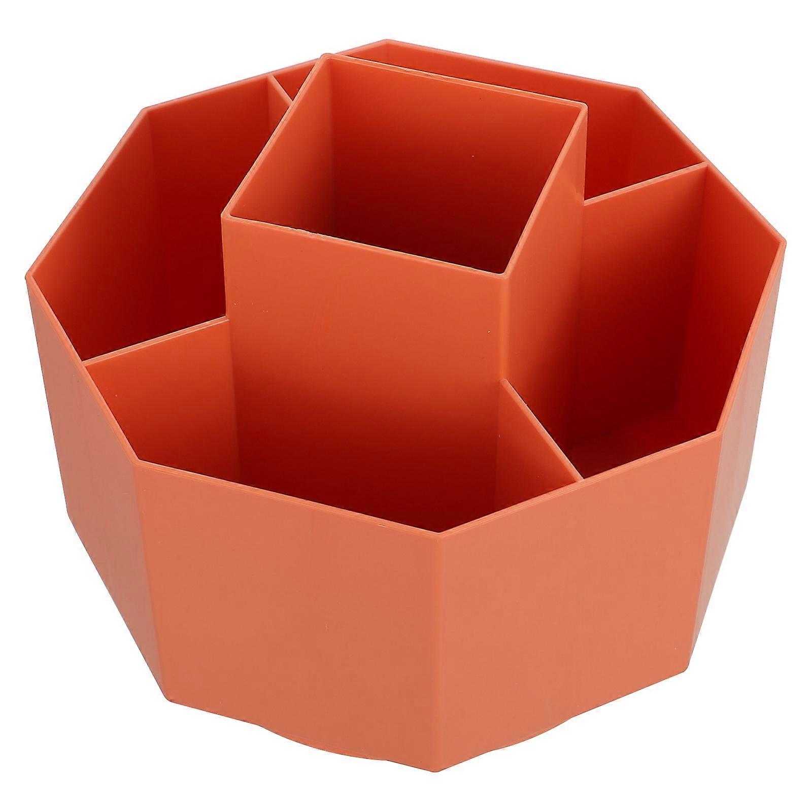 Rotating Pen Organizer Desktop Storage Box for Office – Space Saving Design to Keep Your Desk Tidy and Organized