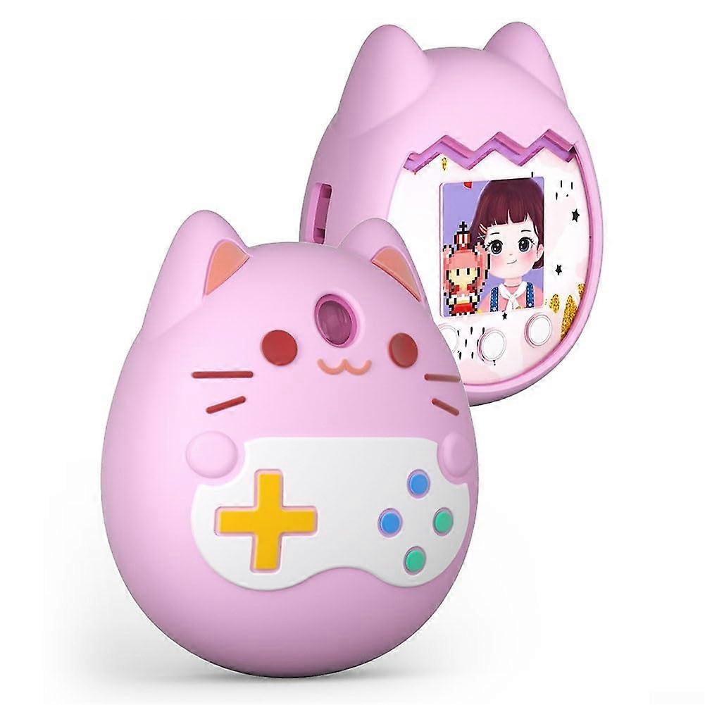 Tamagotchi Pix Heavy Duty Waterproof Silicone Case Cover Essential Damage Protection Case (Purple)