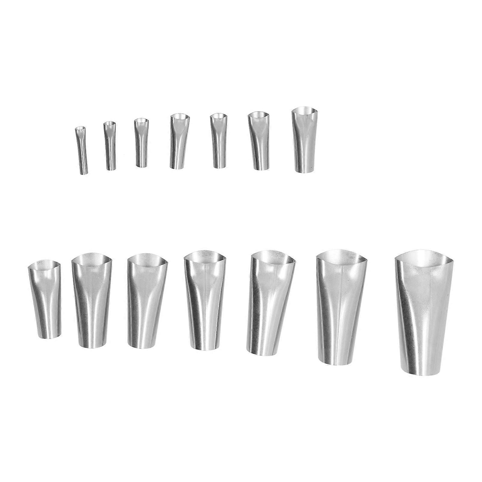 14Pcs Caulking Nozzle Set Reusable Stainless Steel Sealant Nozzle Caulking Tool for Window