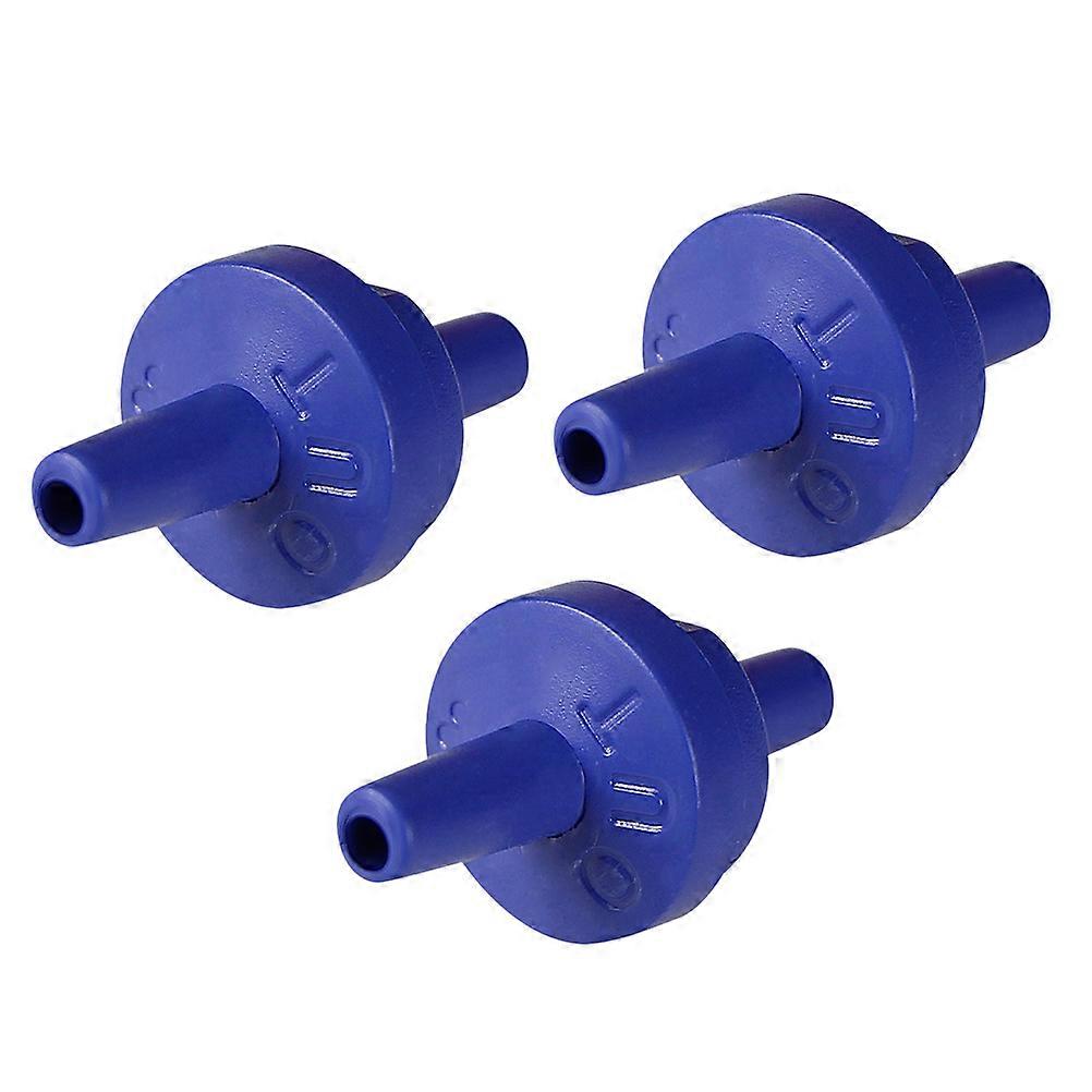 Aquarium Air Pump Accessories Check Valve Pump Rectangular PVC 15Pack Blue