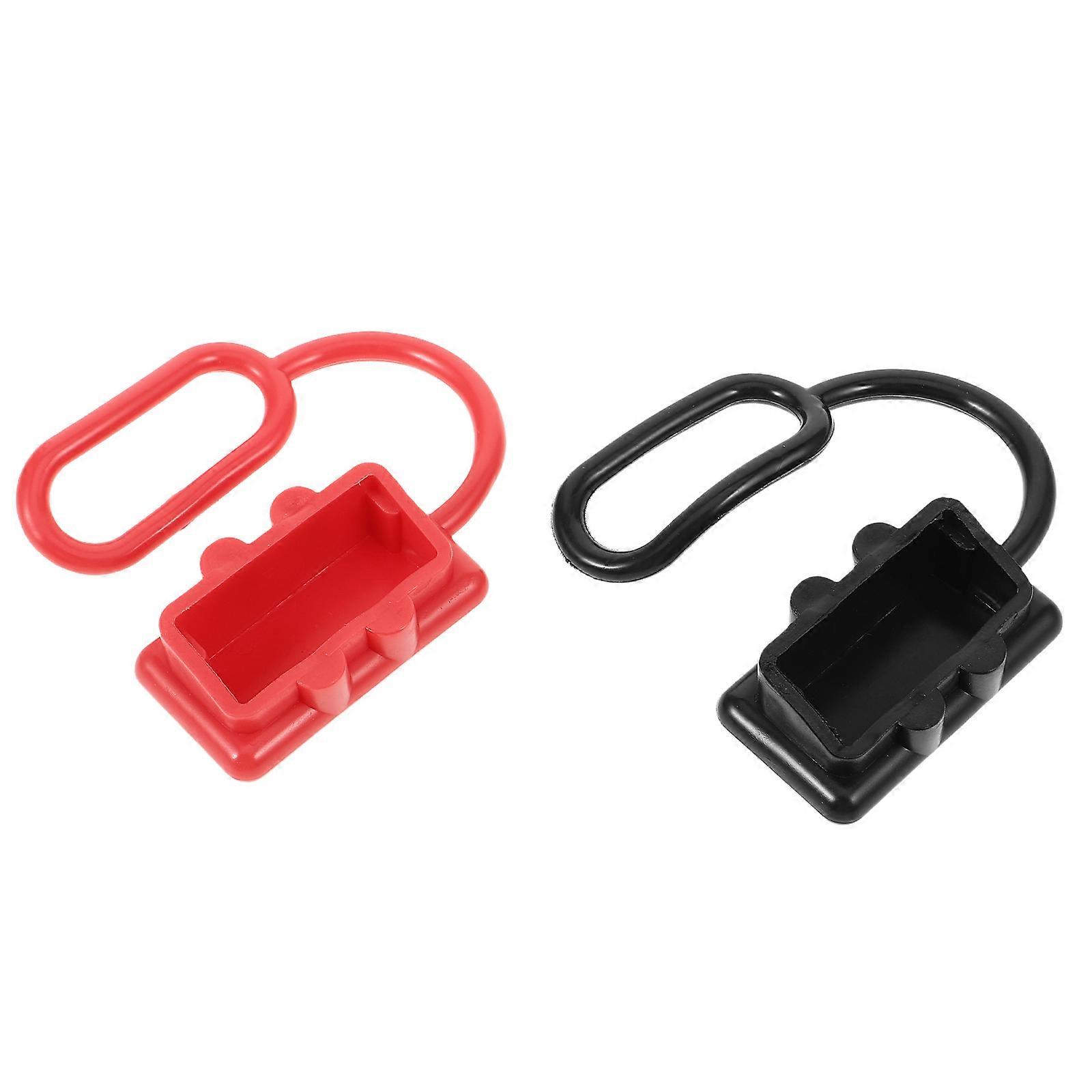 Power Connector Caps 2pcs Dust Resistant Protective Covers for Battery Quick Connectors, Easy Installation, Universal Use for Various Power
