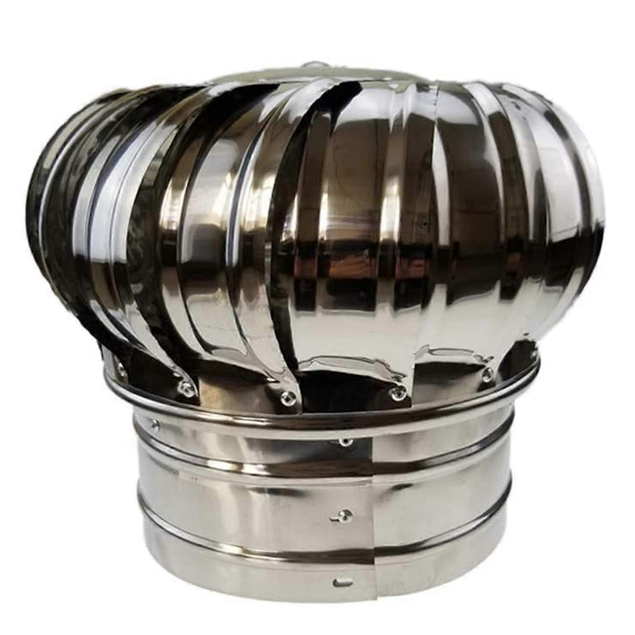 Rotatable Stainless Steel Chimney Cap 150mm and 200mm with Bird Protection Spinner for All Fuel Types and Weather Resistance