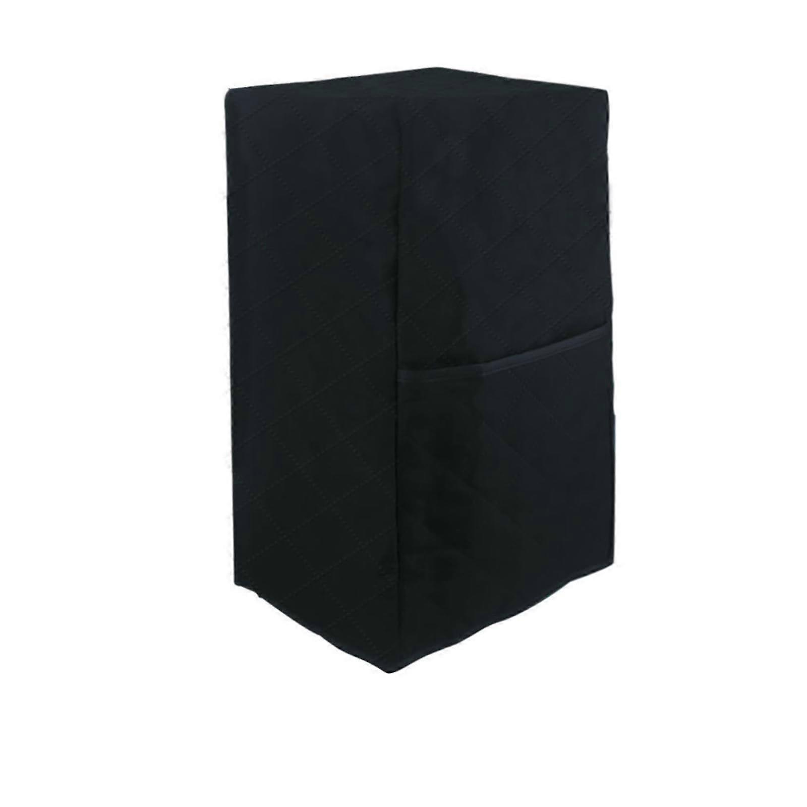 Blender Cover with Soundproofing, Black Quilted Fabric, Includes Storage Bag, Kitchen Appliance Protector for Countertops