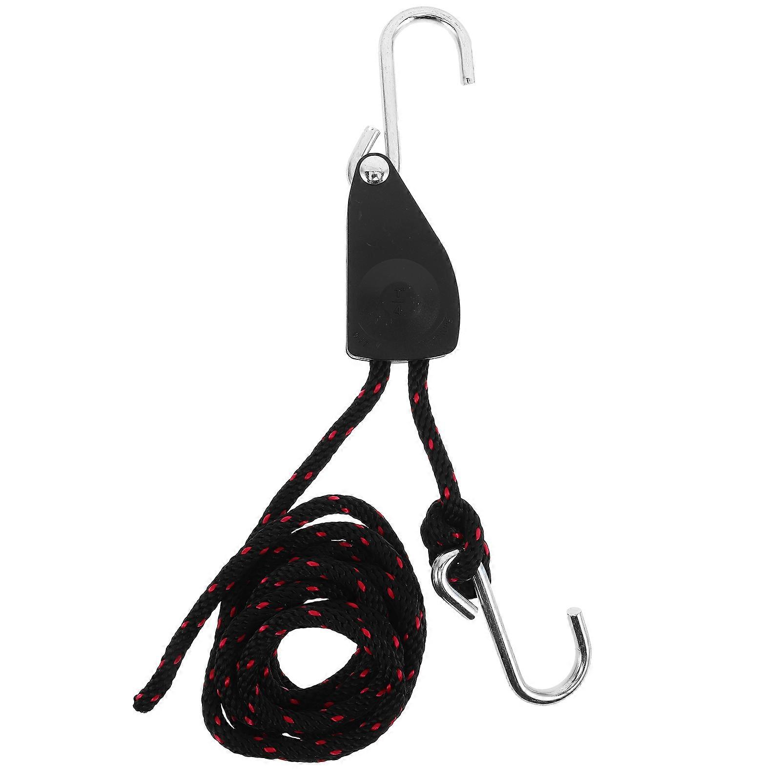 Durable Nylon Hood Prop Tool with S Hook for Auto Body Repair – Versatile Dent Remover Puller Rope for Various Vehicles with Support Rod Integration
