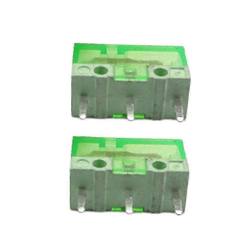 2pcs Huano Micro Switches for Gaming Mouse - 120 Million Clicks Durable 3-Pin Replacement Switches for Enhanced Performance