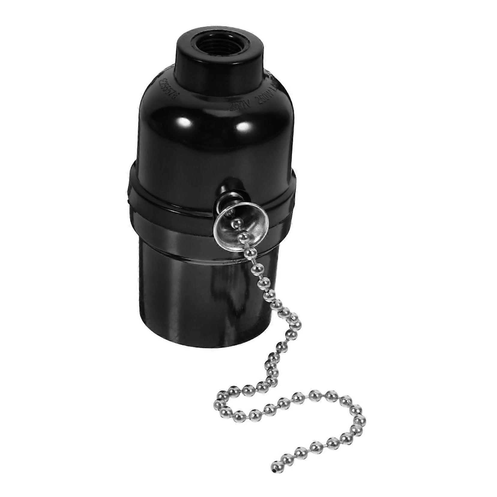 E27 Ceiling Light Socket With Pull Chain, Replacement Lamp Holder, Compatible With E27 Bulbs, Durable Design