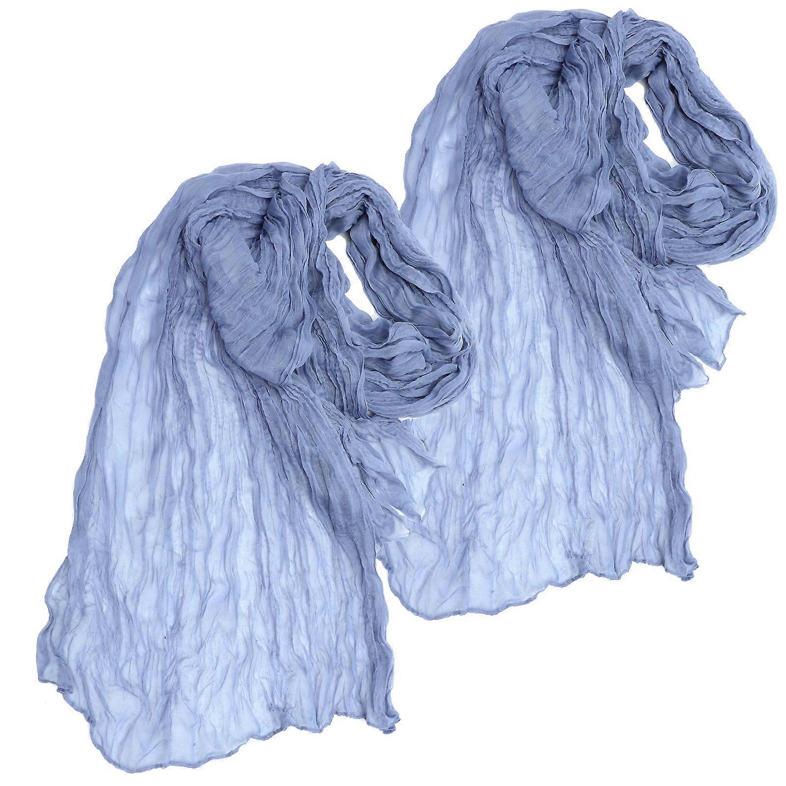 Dining Room Table Cloth Rectangular Decorative Polyester Rustic Style 300X90cm Protective 2Pcs