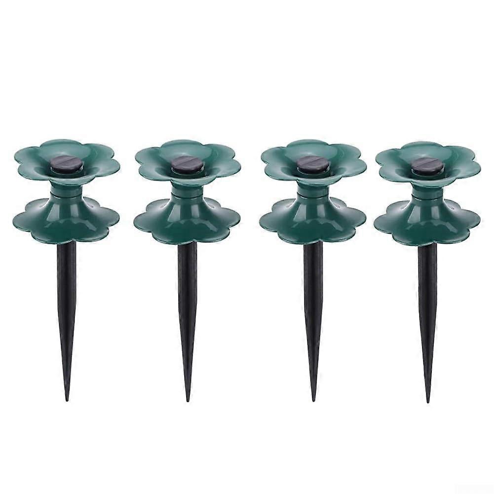 Stable Hose Guide Holder Set, 4Piece, to Protect Your Plants and Gardens