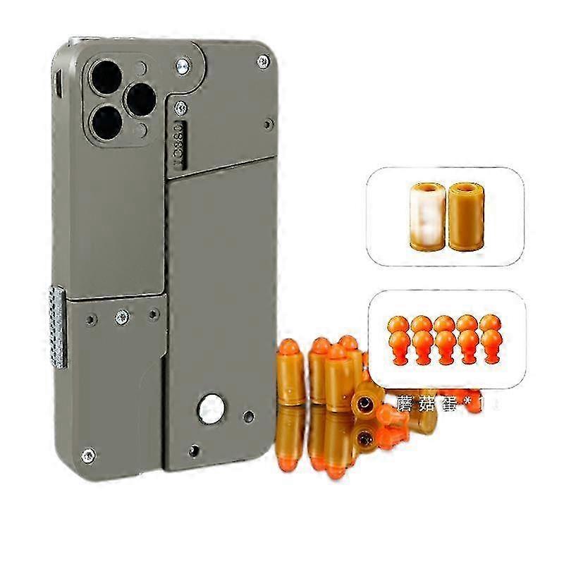 Foldable Soft Bullet Gun for Mobile Phone - Fires Spray Bullets