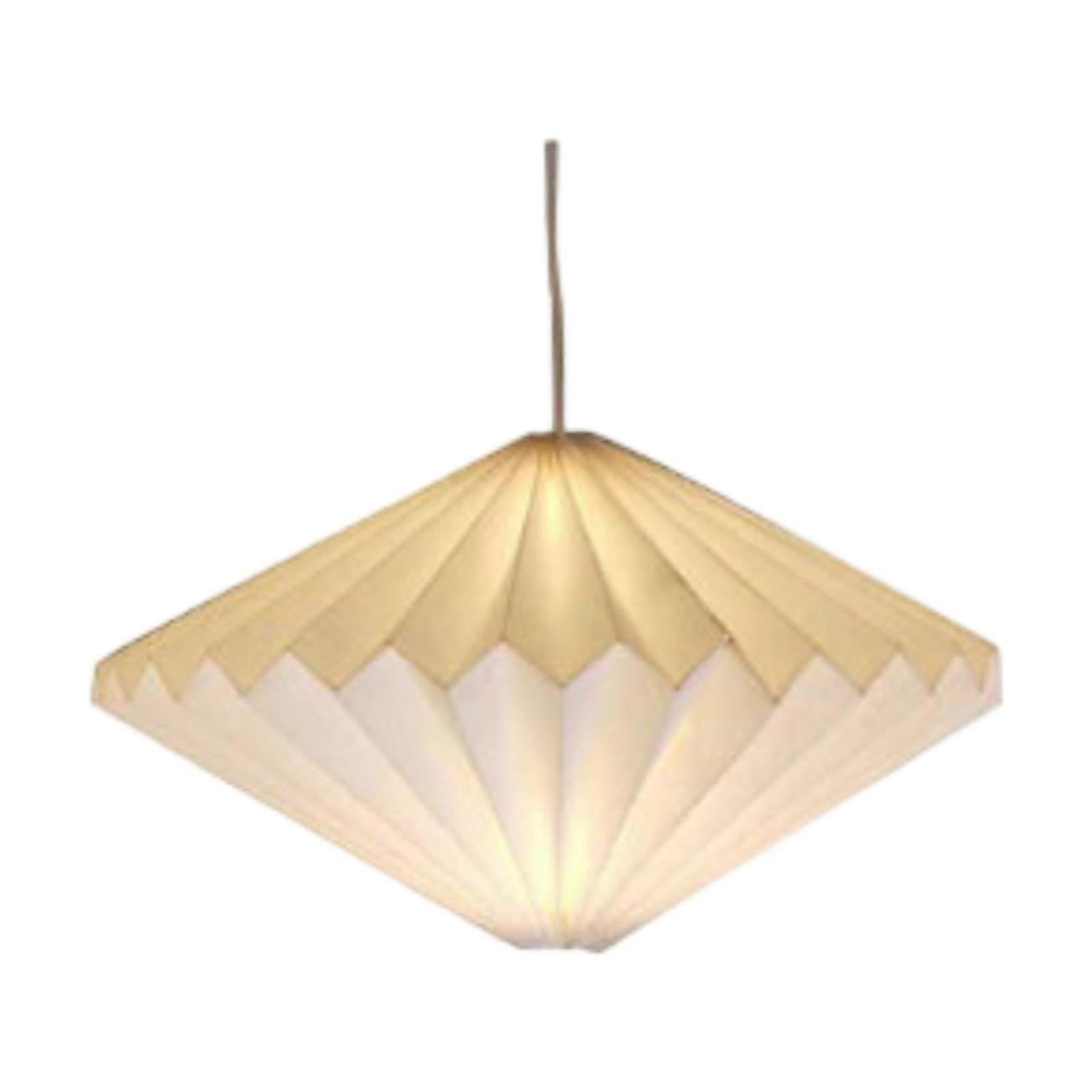 Foldable paper lamp shade for creative cafe and bedroom