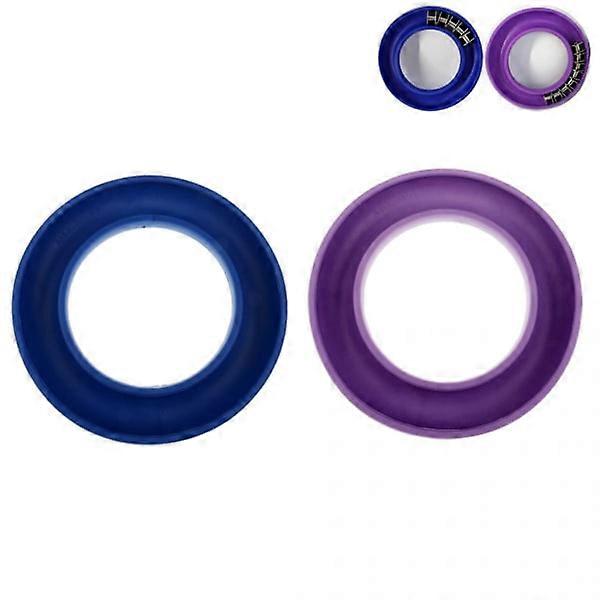 Silicone spool organizer for blue plastic sewing thread spools