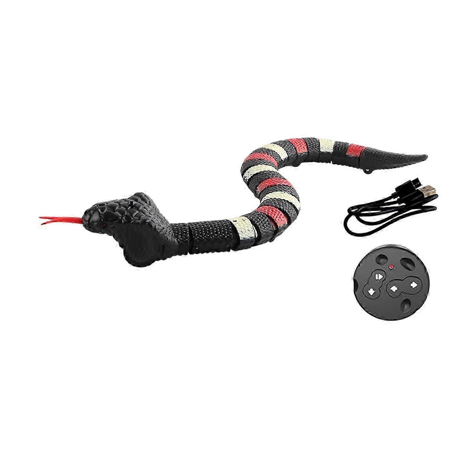 RC Snake Fast Moving RC Animal Toy for Kids Adults Remote Control Snake Toy orange