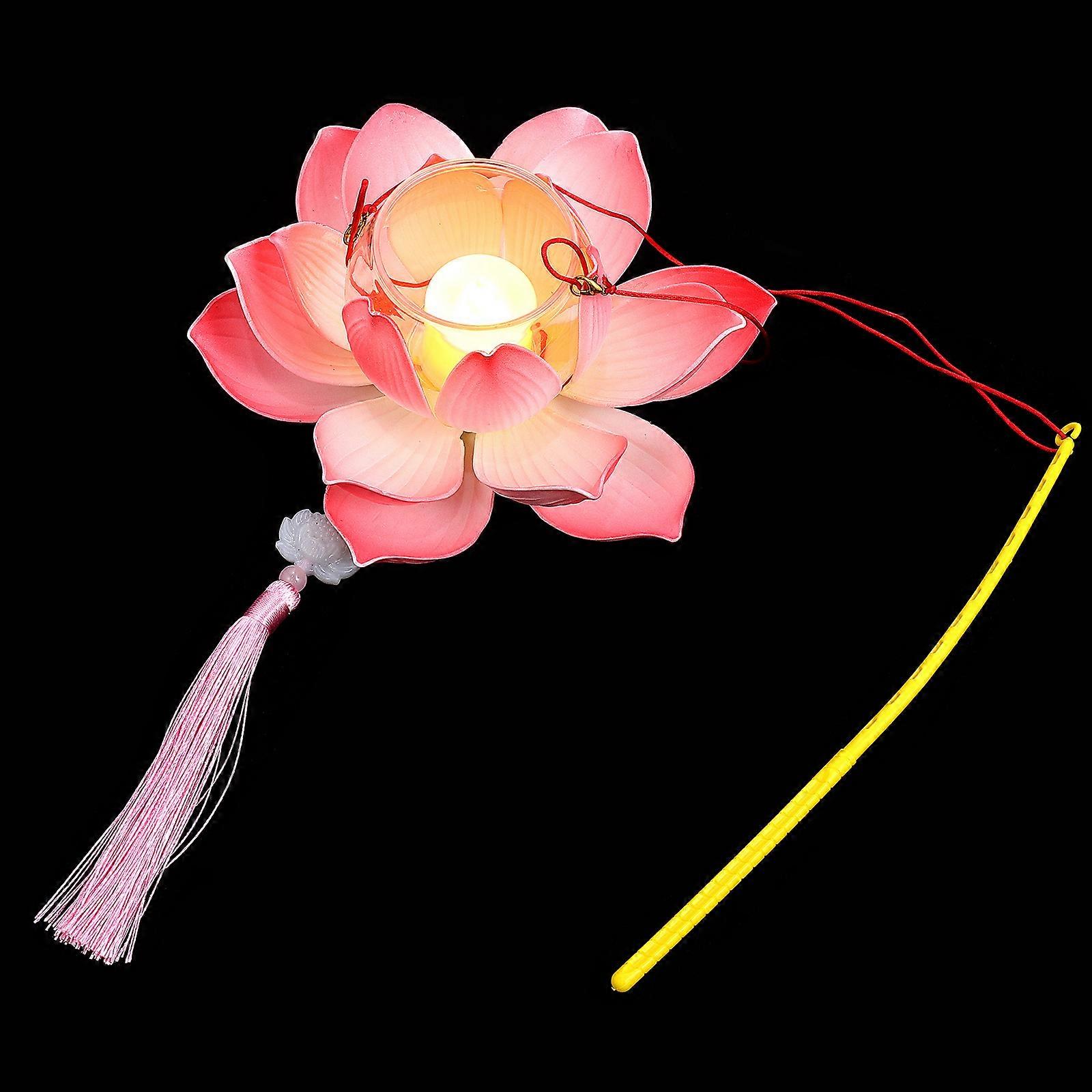 1 Set of DIY Lotus Lantern Making Kit Handcrafted Lantern Materials