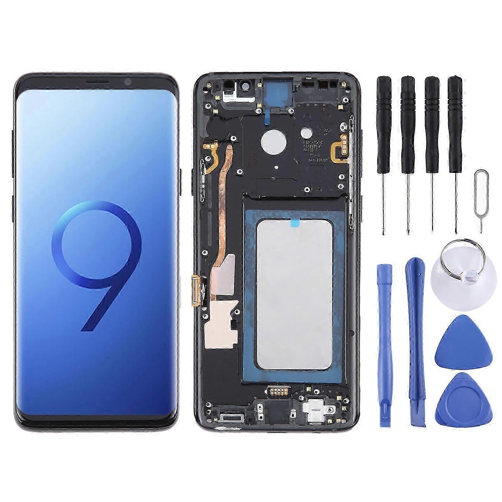 TFT LCD Screen for Samsung Galaxy S9+ SM-G965 Digitizer Full Assembly with Frame