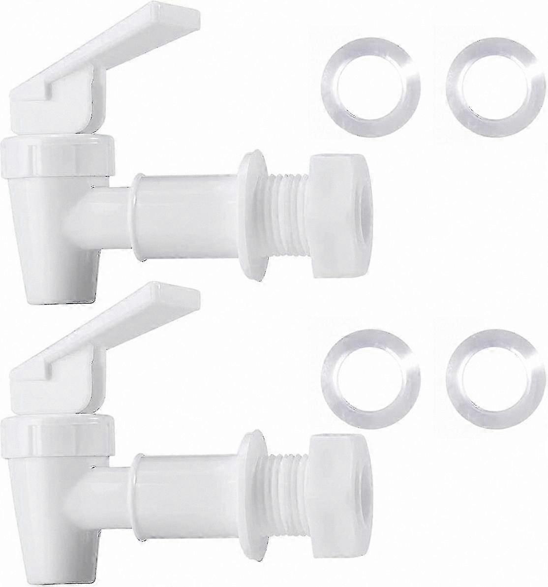 White BPA-Free Faucet Mount Water Filter System with Dual Pack Replacement Filters