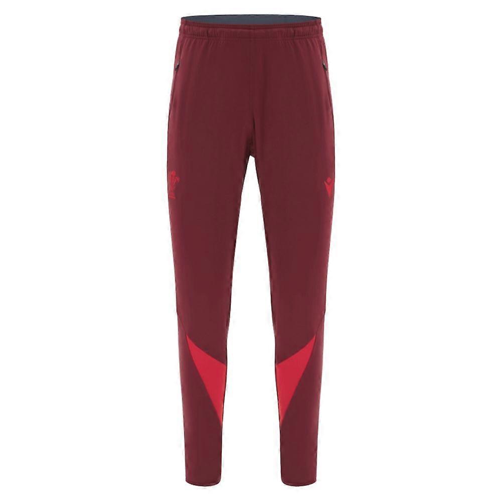 2025-2026 Wales WRU Training Player Pants (Deep Red)