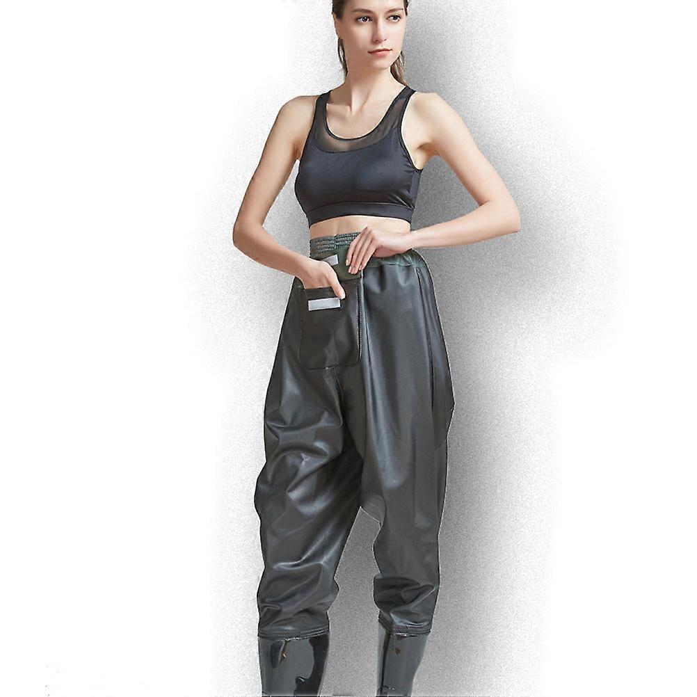Pant Fishing Waders Half Body Water Activities Easy to Clean Comfortable Wear 1Pcs