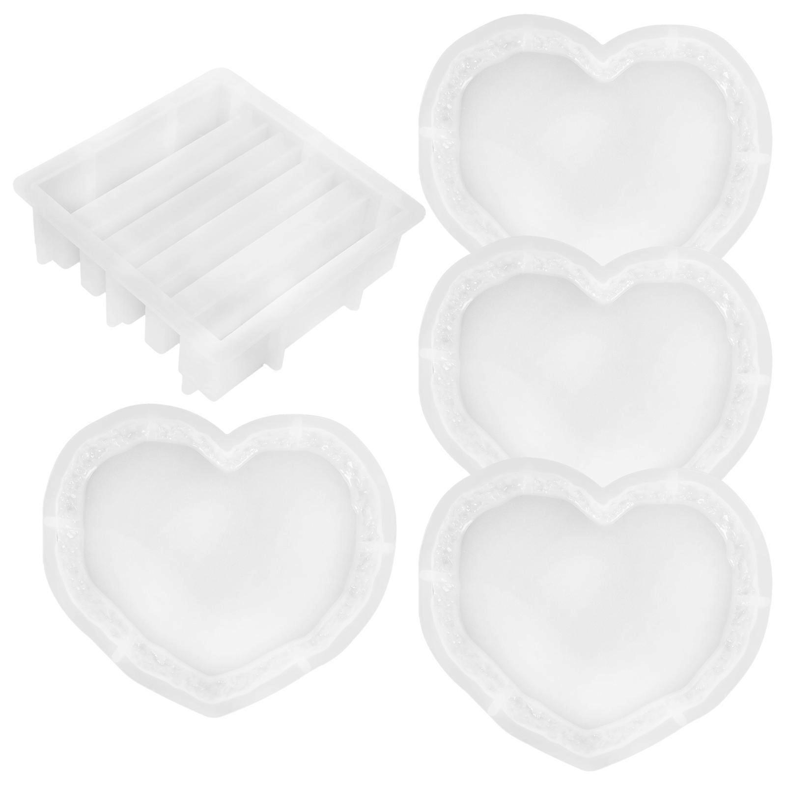 Resin Casting Molds Teacup Coaster Mold Daily Use DIY Design Premium Silicone Material 15X13cm 1 Set