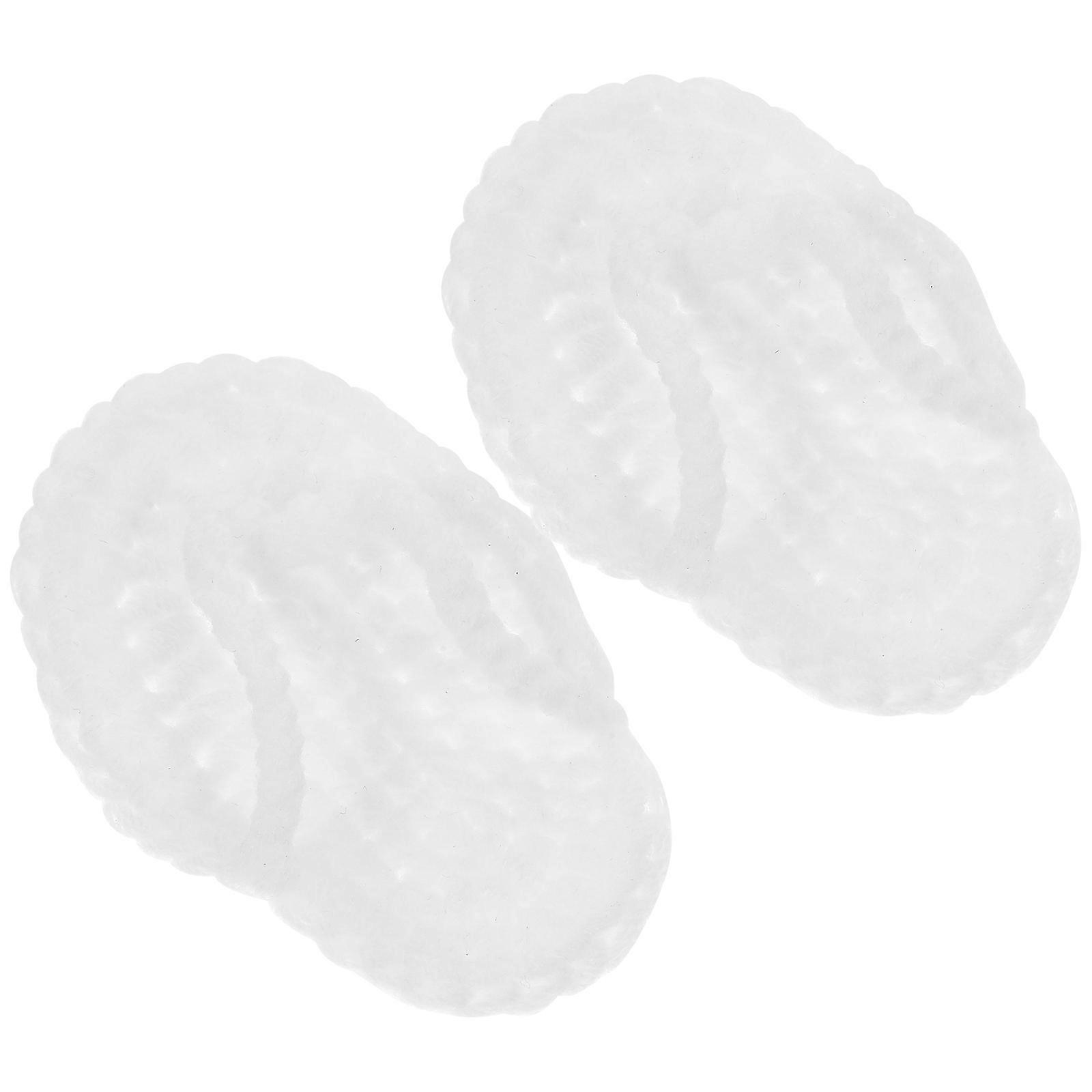 1 Pair of Knitted Slipper Mini Crochet Shoes for Newborn Baby Photography Supplies White