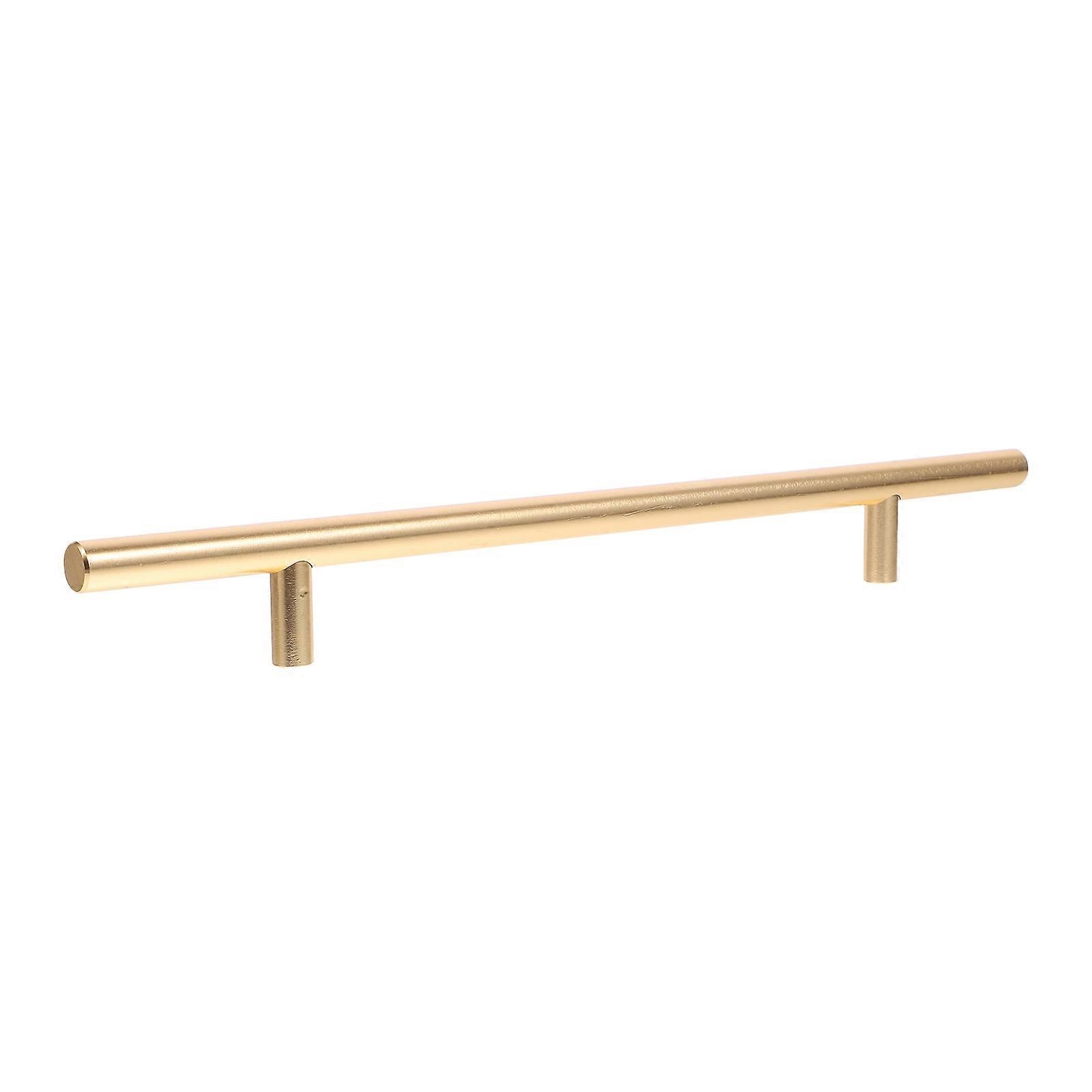 Smooth Handling Pull Handles Cabinet Drawer Handles Bathroom Upgrade Golden 30X3.2cm Durable 2Pcs