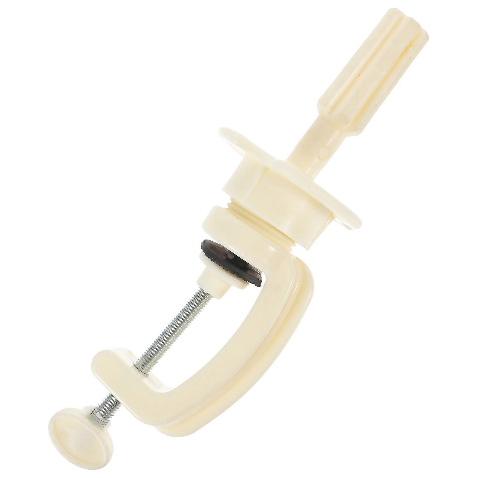 Lightweight Portable Mannequin Head Holder Stand for Hair Styling Training – Compact Desktop Wig Display for Barber Practice and Artist Use