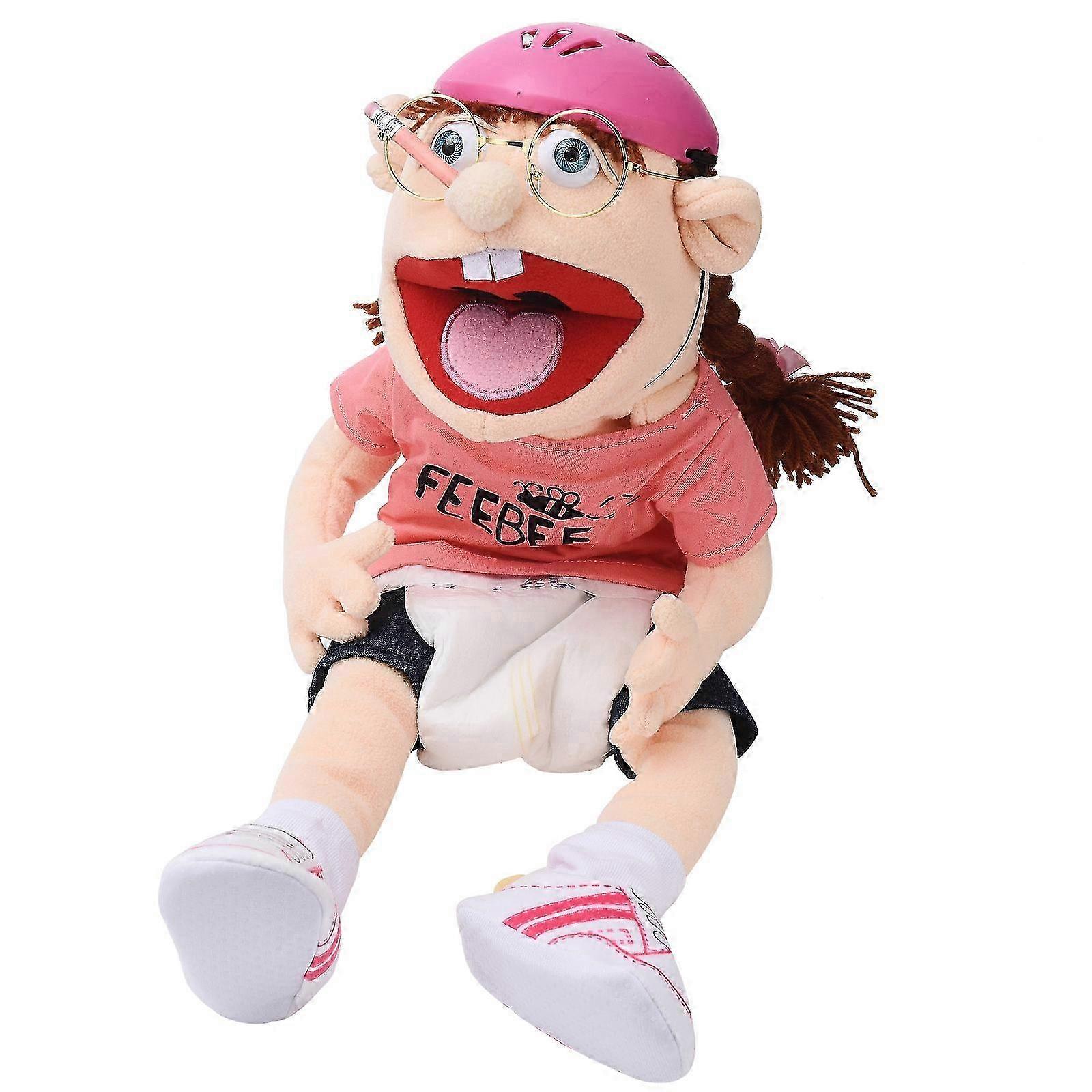 2025 Jeffy Puppet Cheap Sml Jeffy Hand Puppet Plush Toy 23" Stuffed Doll Kids Gift