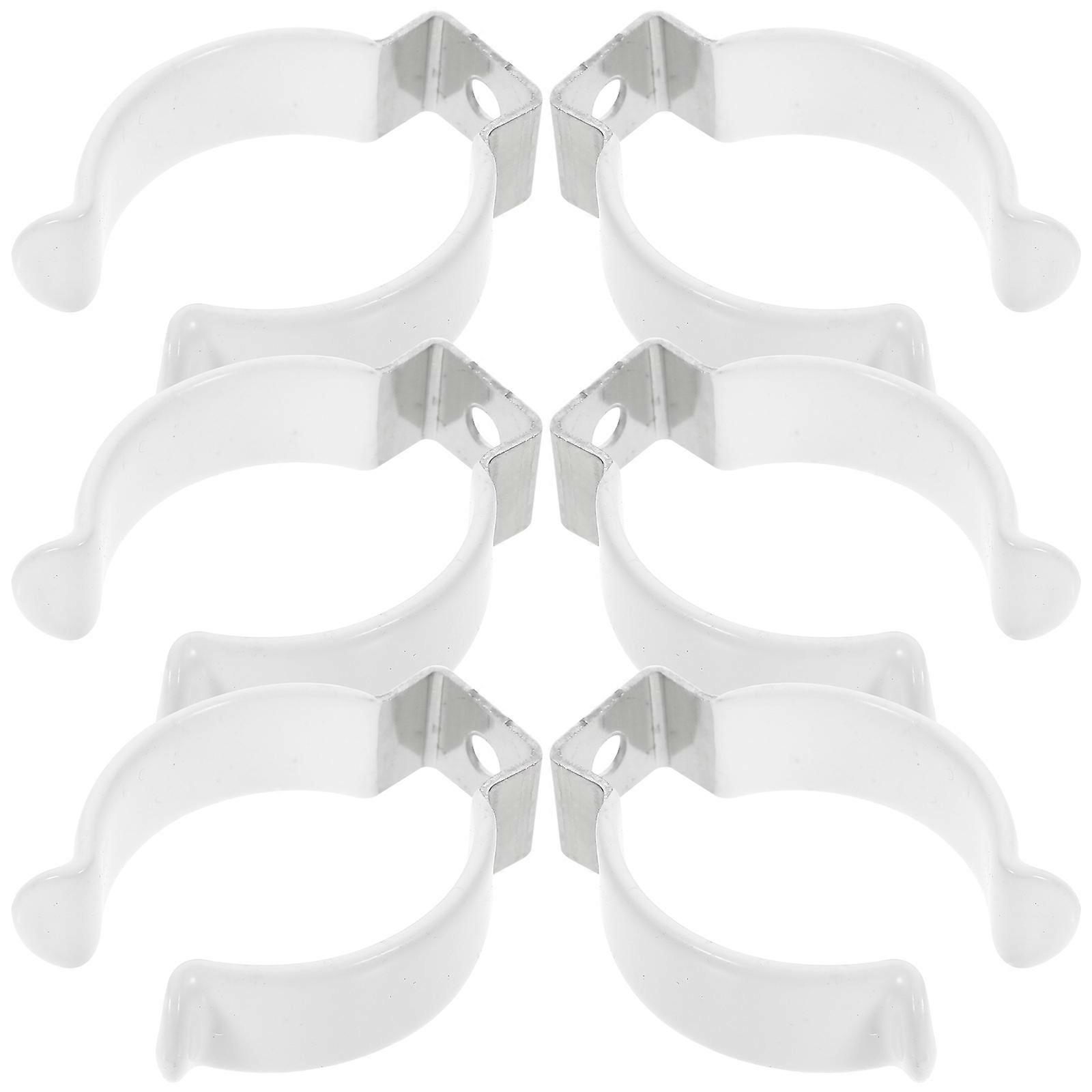 Lights Bracket T12 U Clips U-Shaped 4.70X3.40X1.50CM Fixing Led Bulb 6Pcs