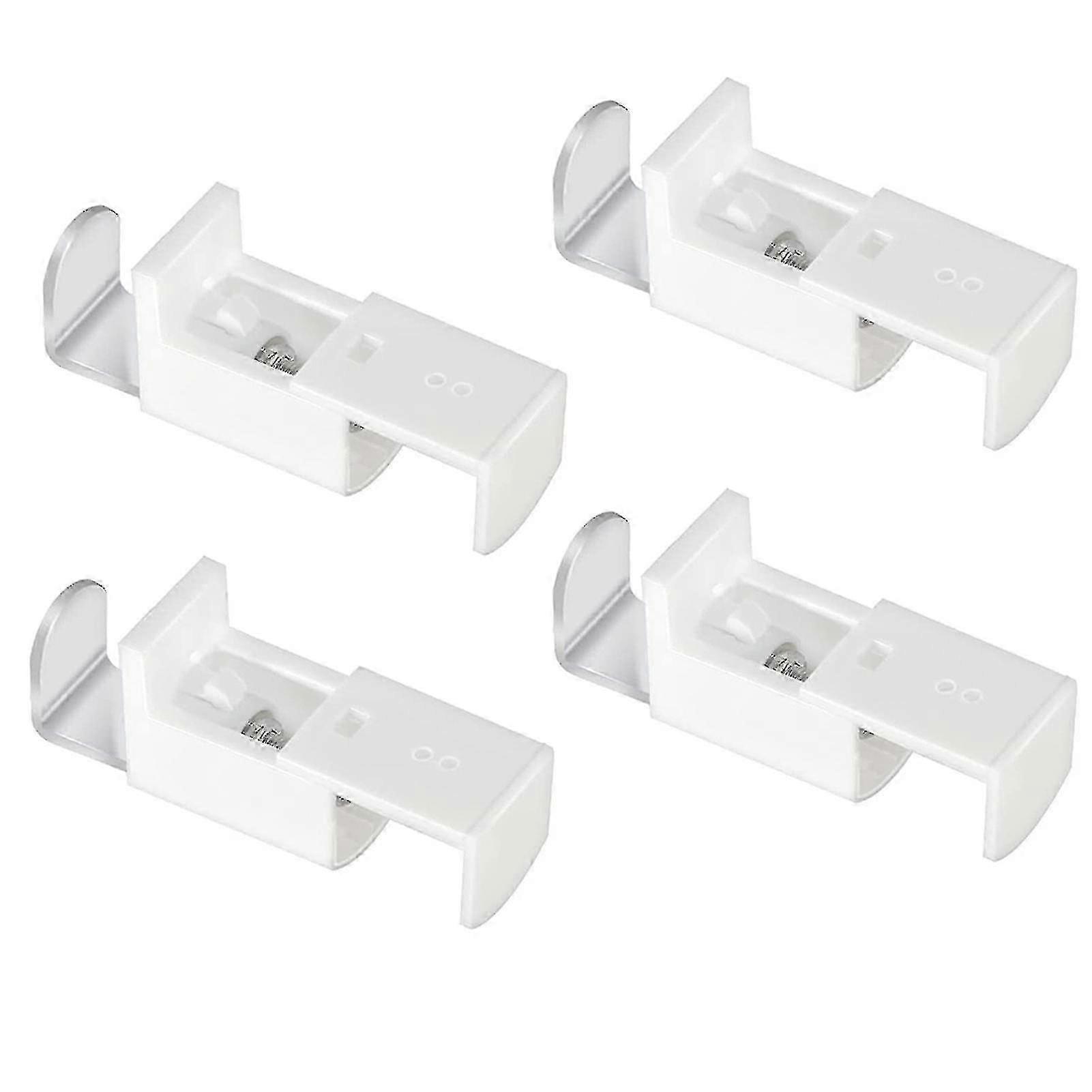 4pcs 20mm Adjustable Range Easy Install Bracket Roller Blind Clamp Support Edition 0722