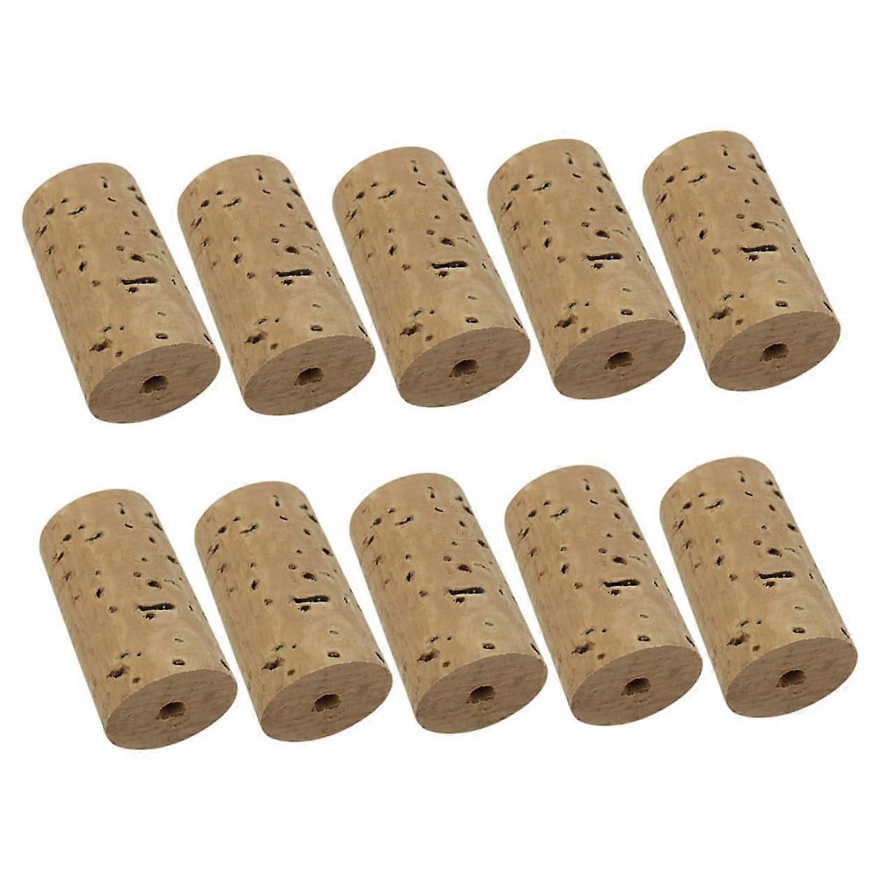 Flute Cork Repair Kit 10-Piece Cork Stopper Set for Open-Hole Flutes and Clarinets