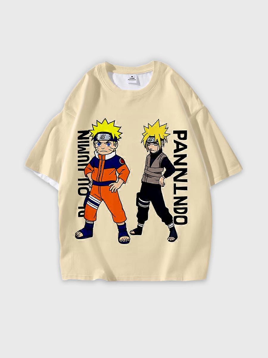 T-shirt round neck Role Pattern loose short sleeve E1380