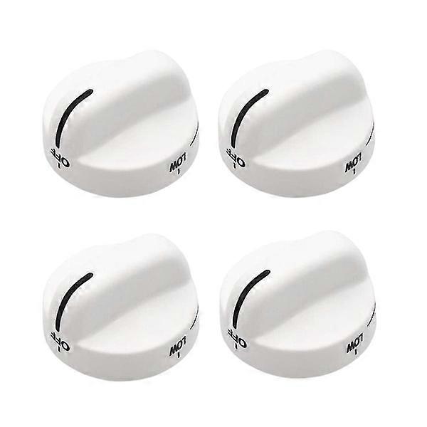 4x Wp8273104 Control Knob Replacement Compatible with Stove/Range 8273104 Ps393679 8273112 Wp82731