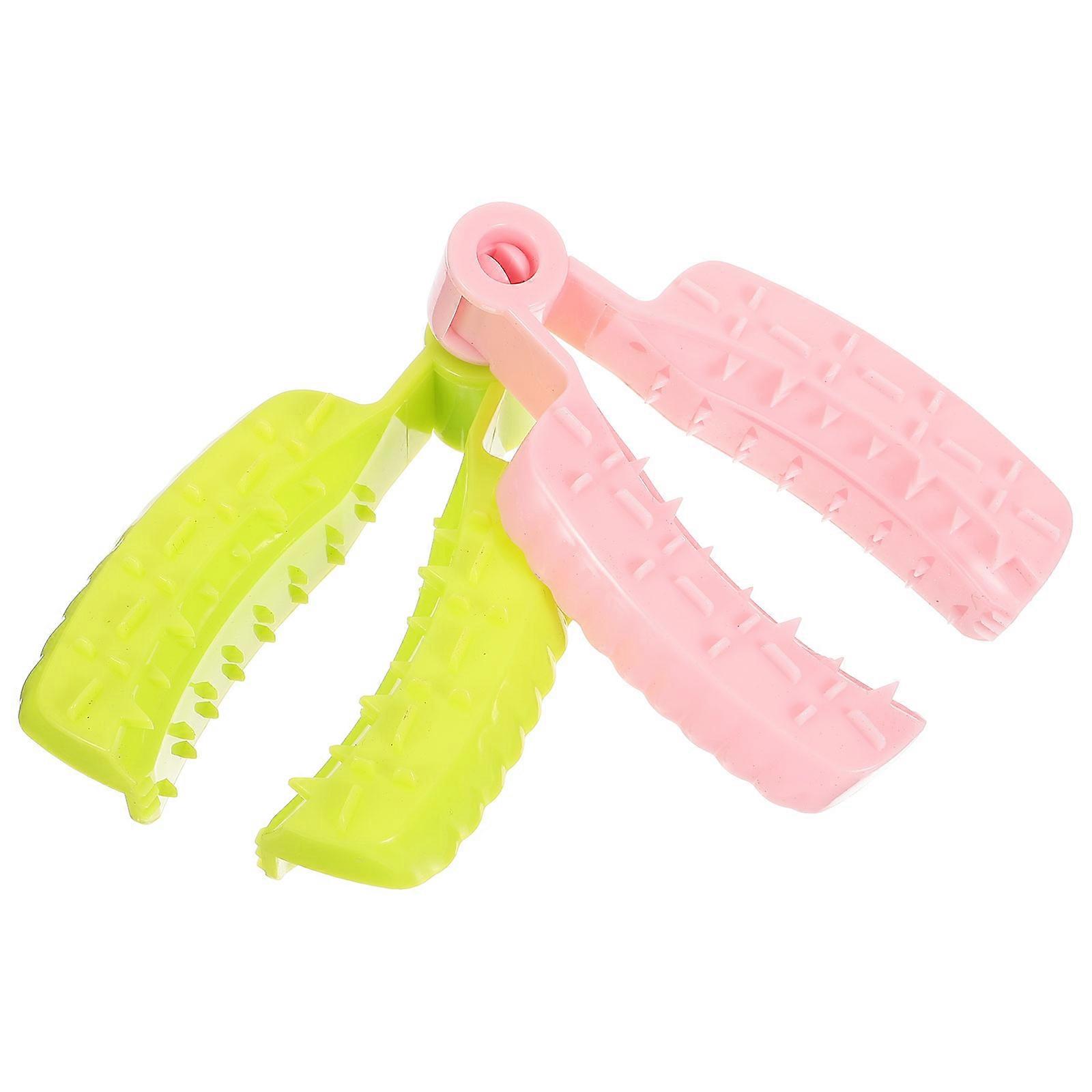 2pcs Reusable Plastic Finger Guards for Kitchen Cutting with Finger Protectors and Cutting Guards