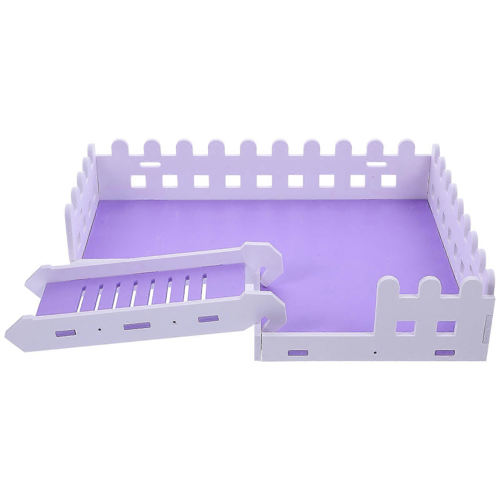 Pet Hamster Platform For Hedgehogs And Squirrels Sturdy Wood Material Relieve Boredom And Stress 1Set