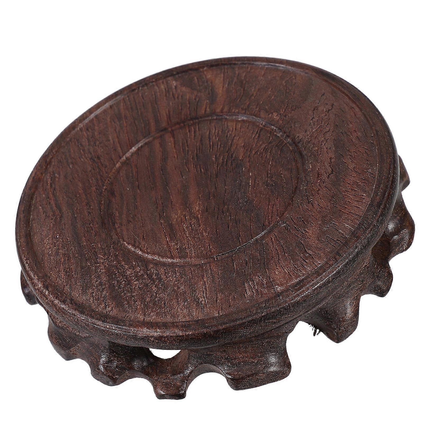 Wooden Display Stand for Home Brown Versatile Plant Stand with Stable .5X10cm