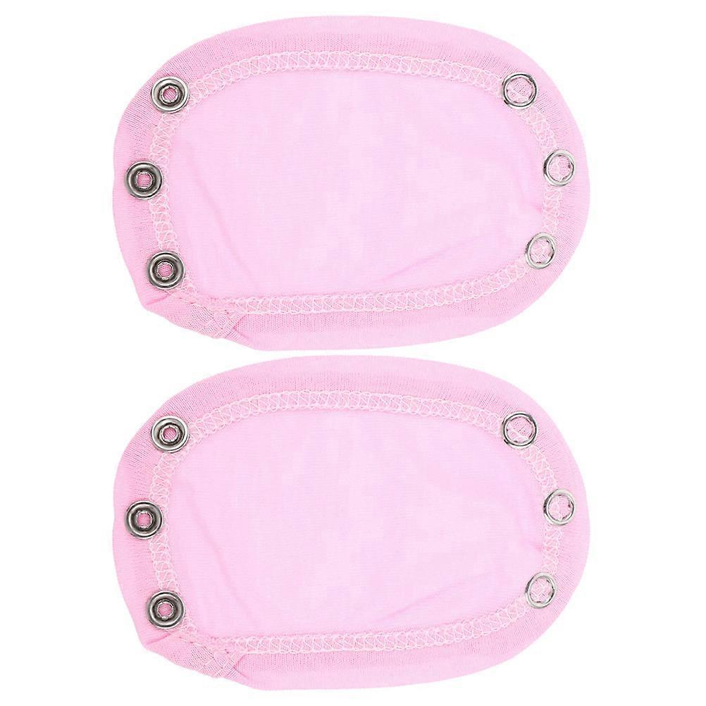 Cotton Baby Bodysuit Extender Pink Jumpsuits Extend Tools For Diaper Change Convenience And Length Adjustment 2Set