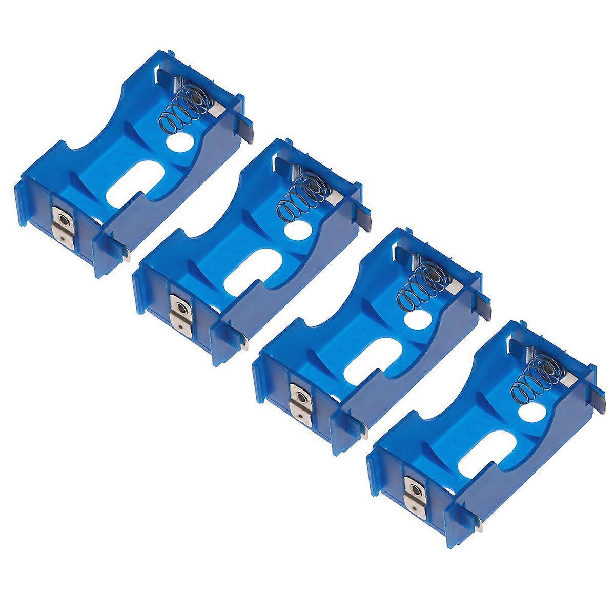 Rechargeable D-Cell Batteries Plastic Holder For Hobbyists Series Parallel Connections 4Pcs