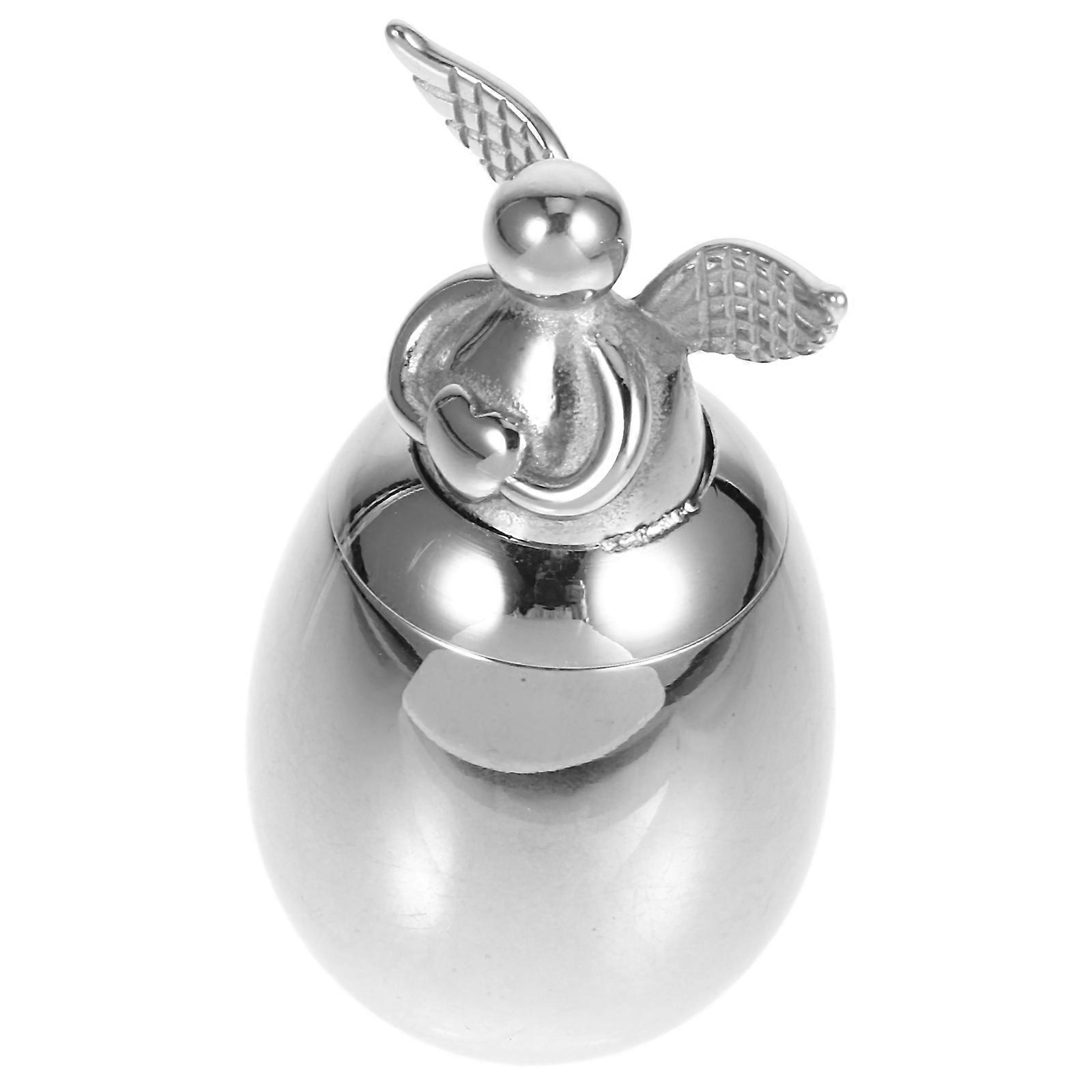 Small Urn For Pet Ashes Stainless Steel Funeral Container Simple And Elegant 1Pcs
