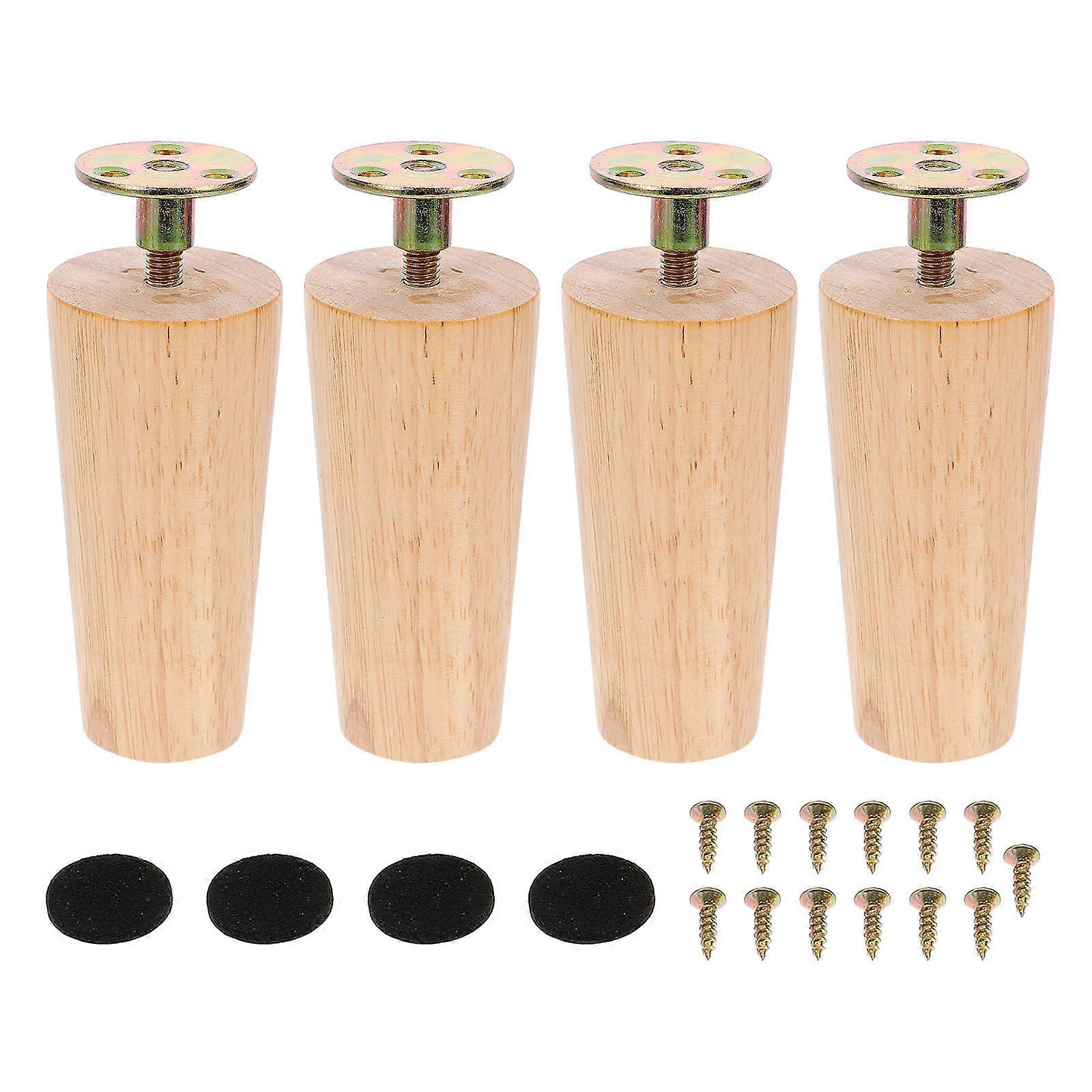 Wooden Furniture Legs with Elegant Design for Home Ivory Color Suitable for Various Furniture