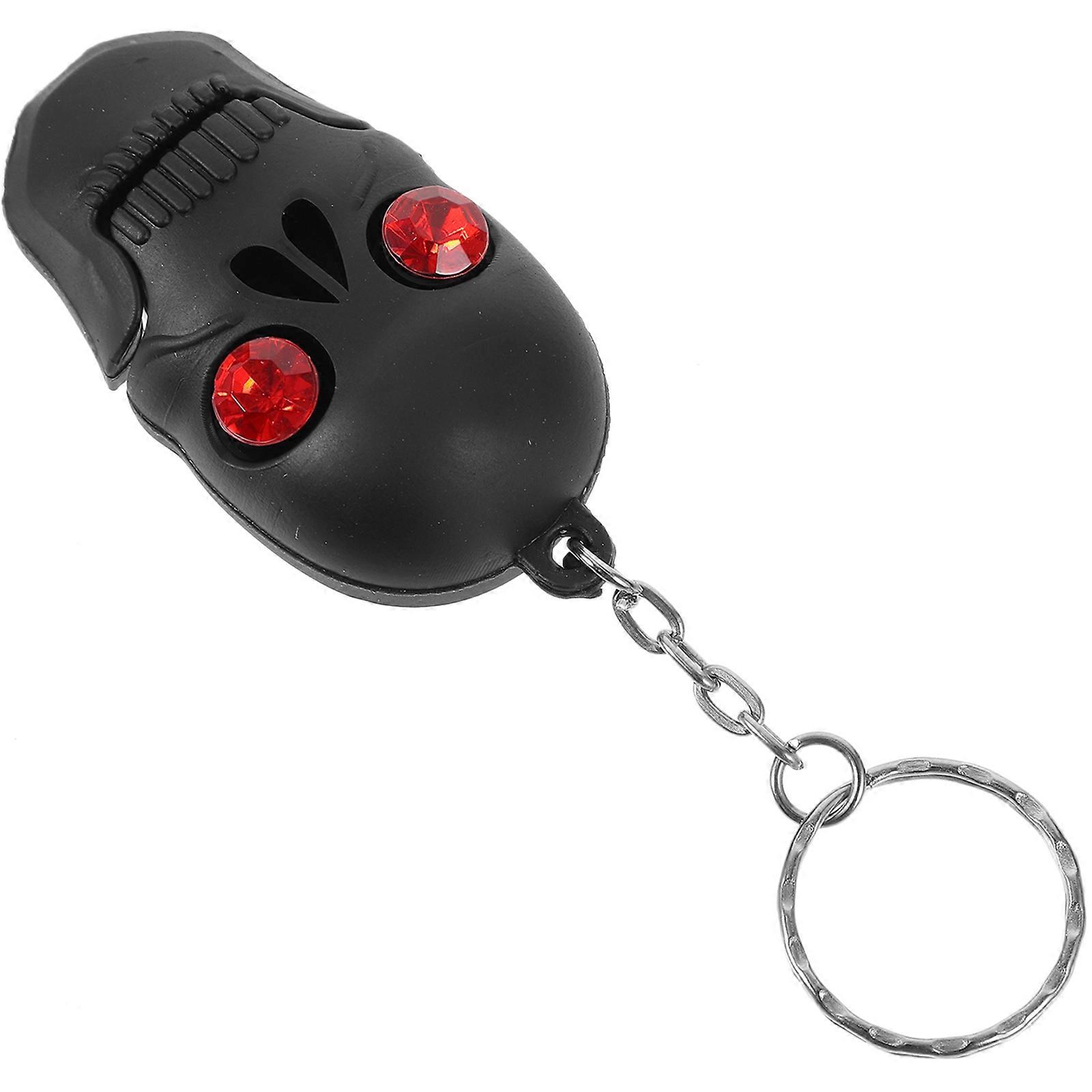 جهاز تخزين بتصميم الهالوين بتصميم الجمجمة أسود 6x4 سم تخزين كبير 1 عبوة