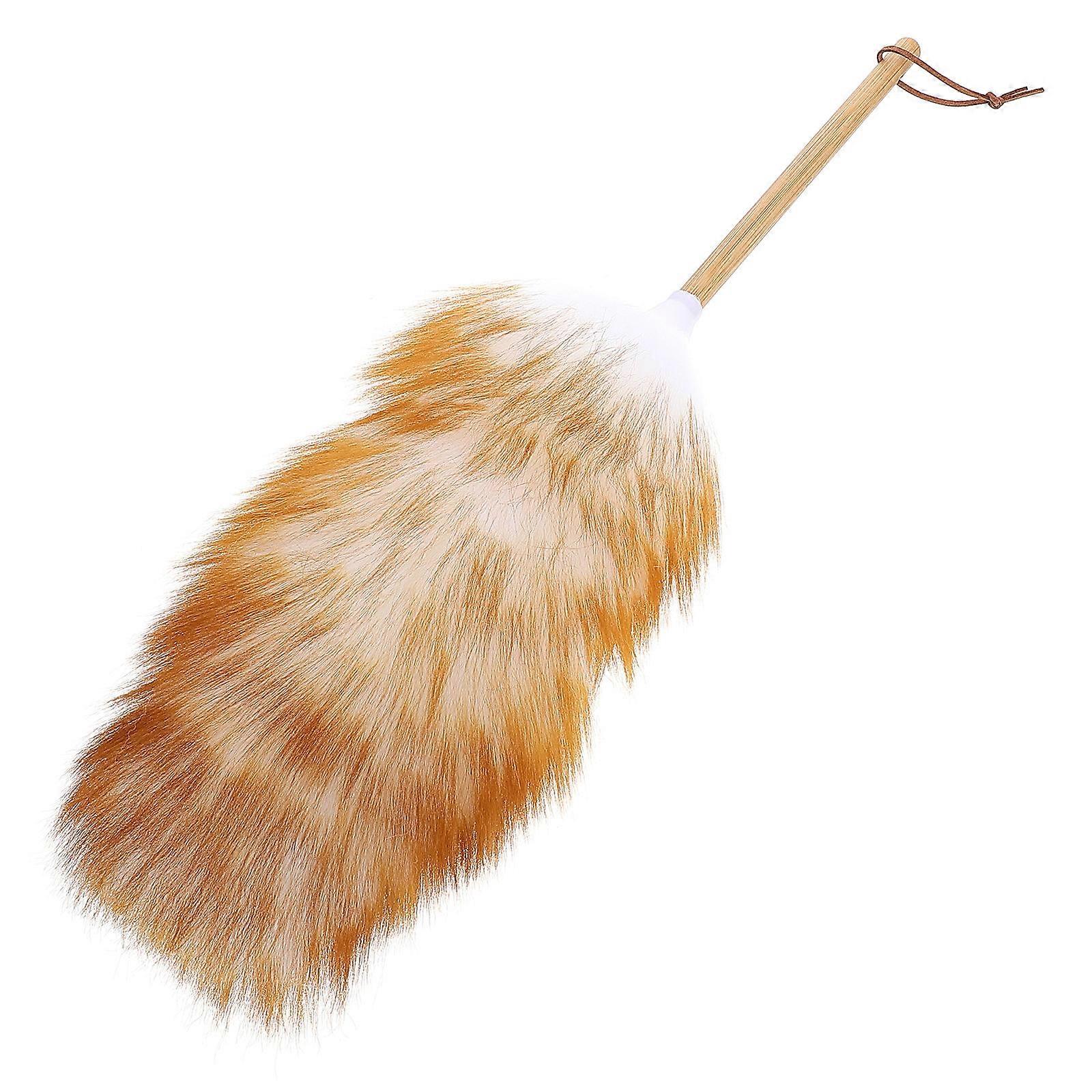 High-reach Cleaning Duster For Household Use In Khaki Color With Compact Shape And Effective Dust Cleaning Functionality 1Pcs