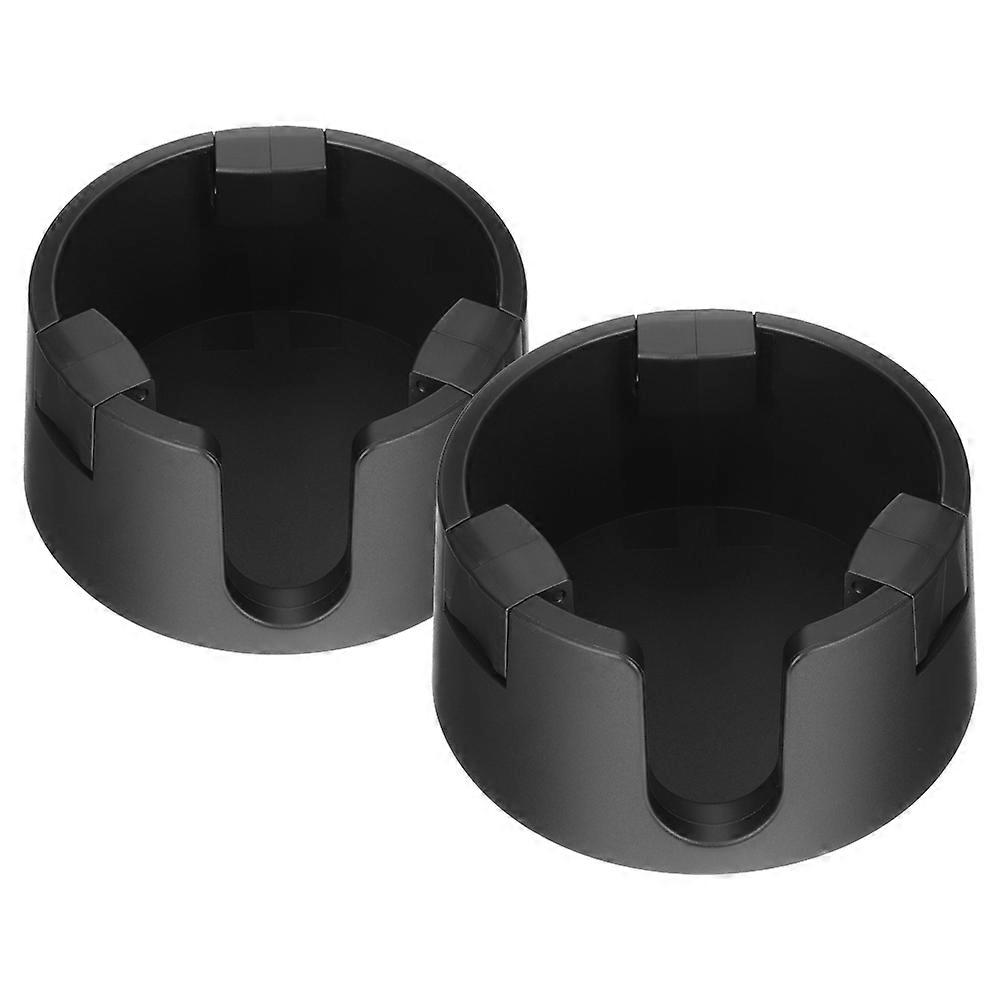 2Pcs Desk Couch Table Cup Holder with Heat Insulation for Drinks Bottle Stand