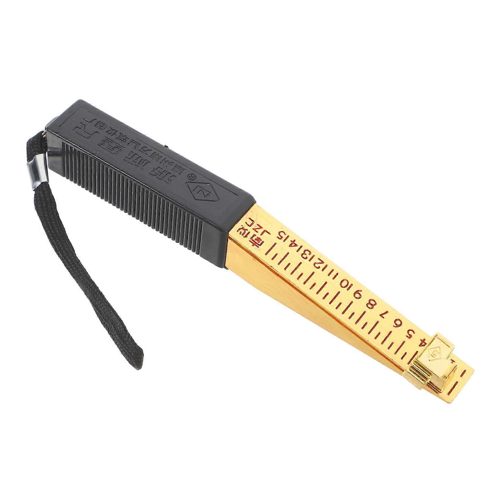 Inspection Tool Wedge-Shaped Feeler Gauge For Flatness Measurement Coated Tool For Accurate Construction Inspection