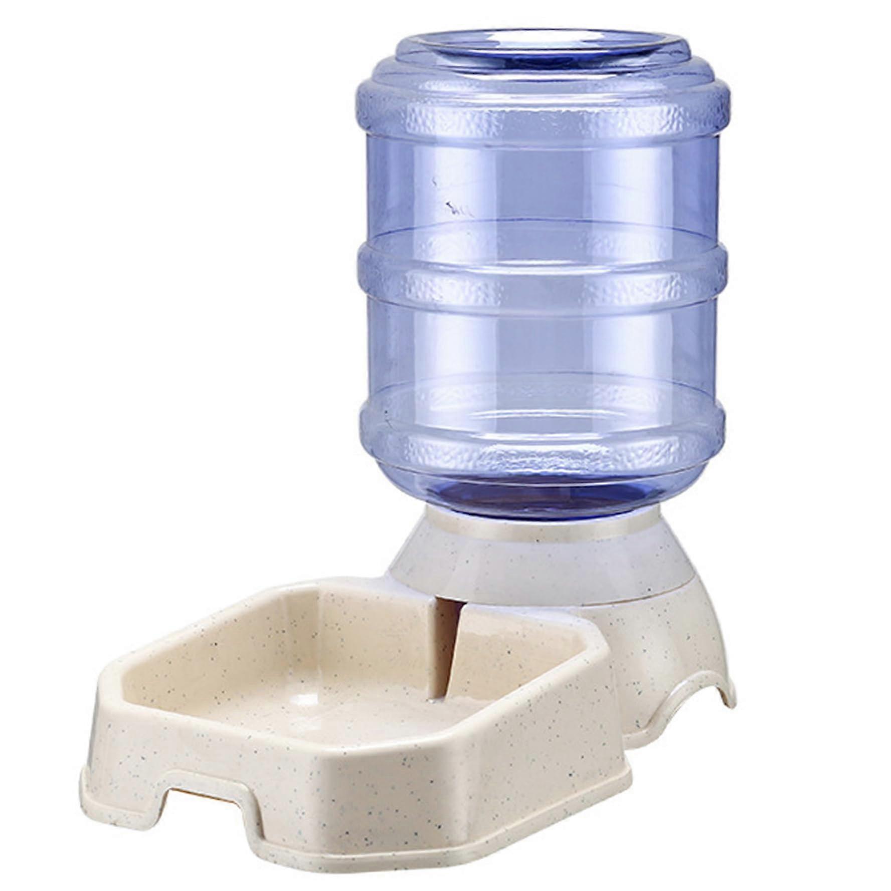 Automatic Cat Feeder 1 Gallon Cat Feeder Cat Water Dispenser Gravity Automatic Feeders for Cats Water Pet Feeder Cat Bowl for Dog, Cat, Puppy, Cheese