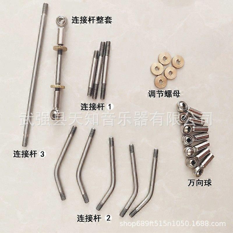 Pièces de réparation d’instruments en acier Tête de rotule filetée pour un réglage flexible pour les performances et les accessoires d’enseignement