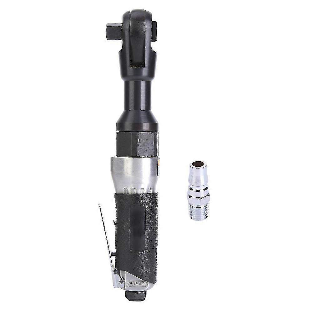Heavy Duty Pneumatic Ratchet Wrench with Straight Shank - Air Ratchet Tool with Forward/Reverse Rotation for Professional Use